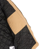 Tan jacket, front view
