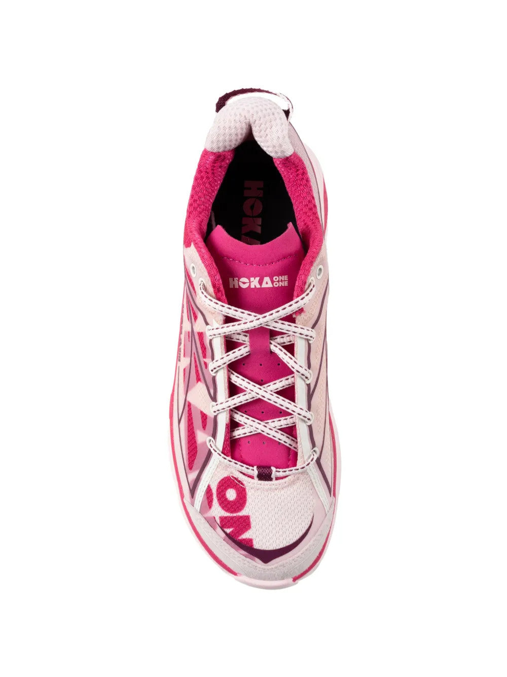Pink shoes, front view