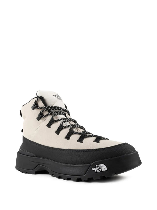 Tan boots, front view
