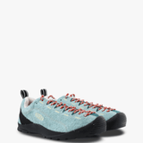 Blue shoes, front view