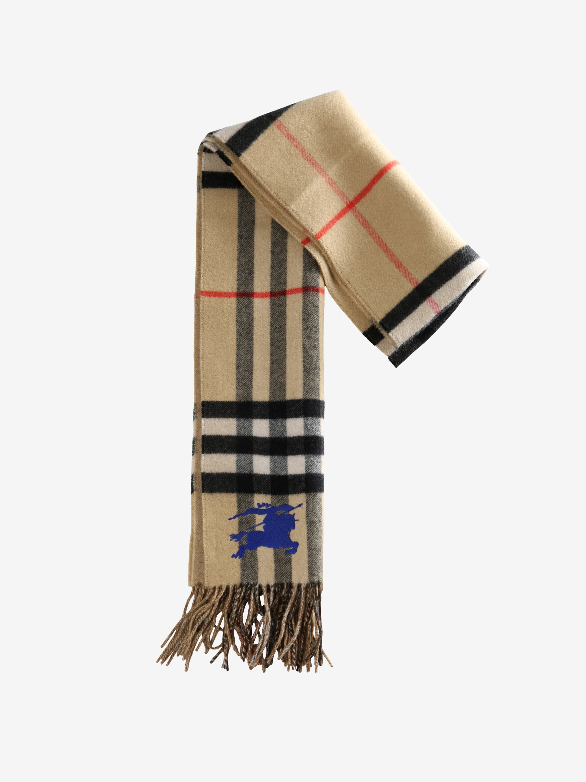 brown scarf, front view