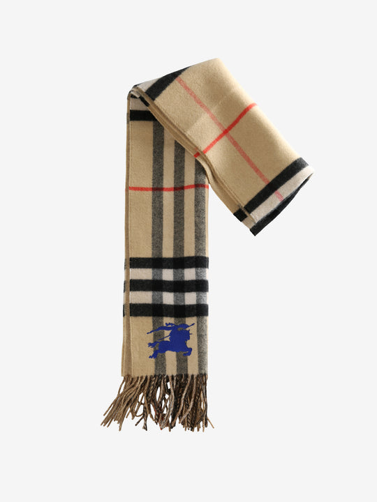 brown scarf, front view