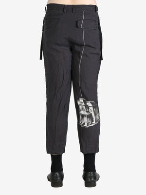 UNDERCOVER - Men Printed Linen Trouser