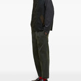 Green jacket, full body view