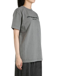 ALEXANDER WANG - Unisex Short Sleeve Tee With Glitter Puff Logo