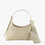 Tan bag, front view