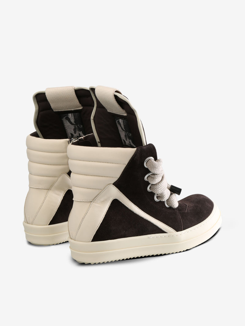 RICK OWENS - Men Scarpe In Pelle Jumbolaced Geobasket