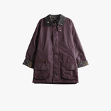 Burgundy jacket, front view