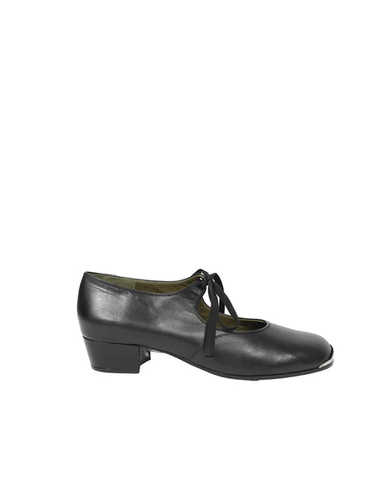 Black shoes, side view