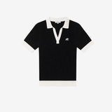 Black shirt, front view