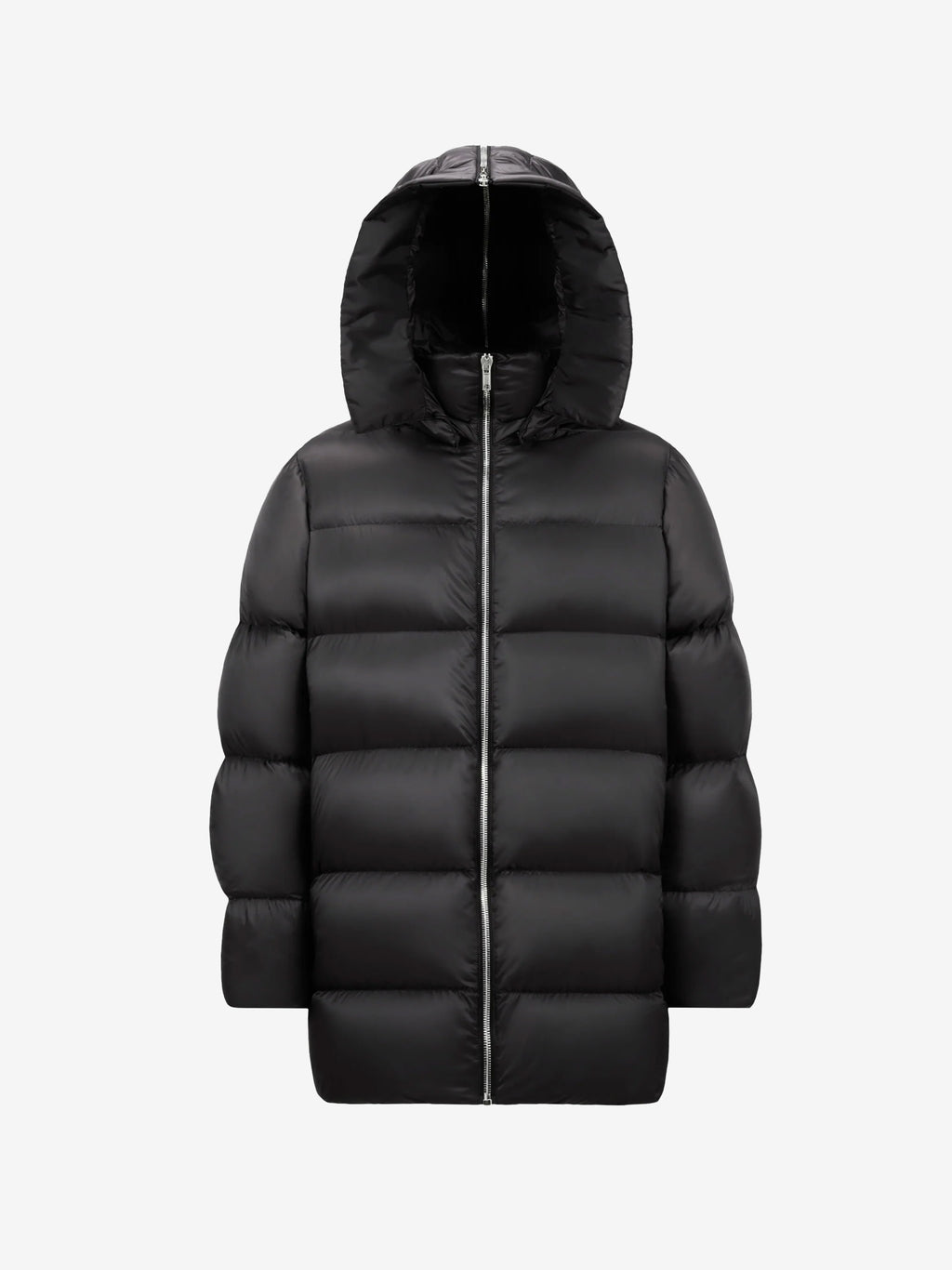 RICK OWENS X MONCLER - Unisex Woven Hooded Cyclopic Coat