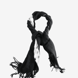 Black scarf, front view