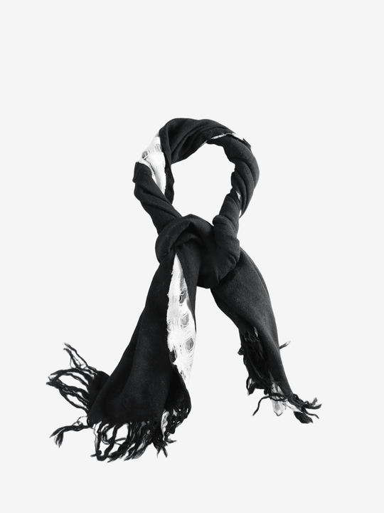 Black scarf, front view