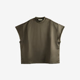 Brown t-shirt, front view