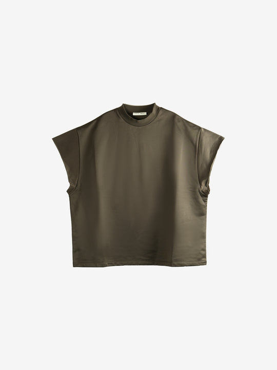 Brown t-shirt, front view