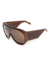 Brown sunglasses, side view