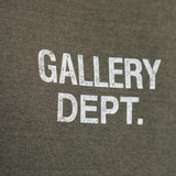 Close up of Black top, showing texture of the 100% cotton fabric