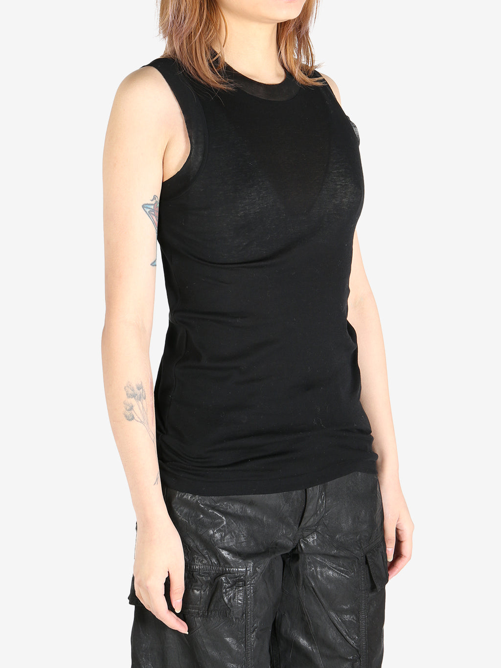 AURALEE - Women Sheer Rib Tank Top