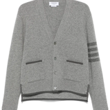 Grey knitwear, front view