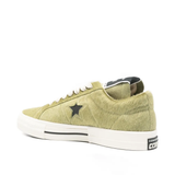 Tan sneaker,back view