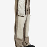 COMMUNS - Unisex Color Patchwork Large Pocket Pants