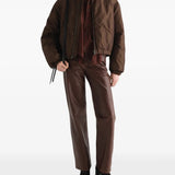 Brown jacket, front view
