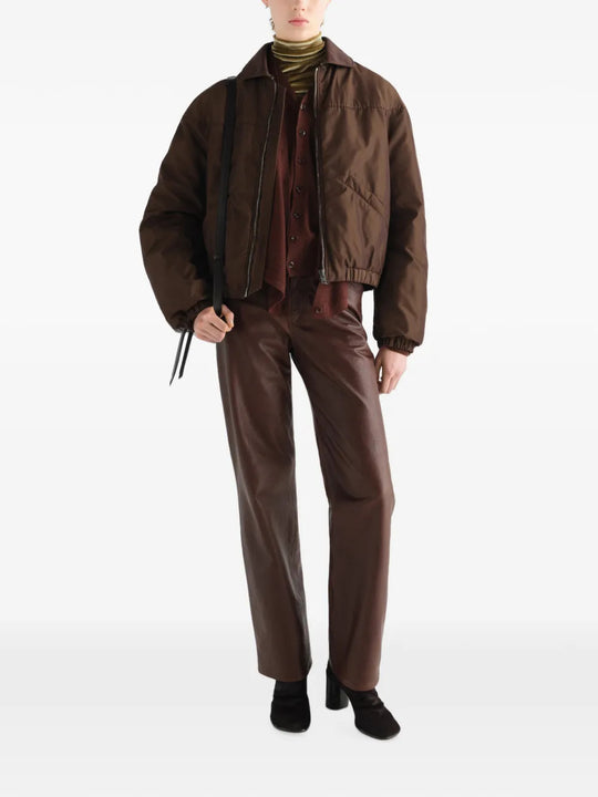 Brown jacket, front view