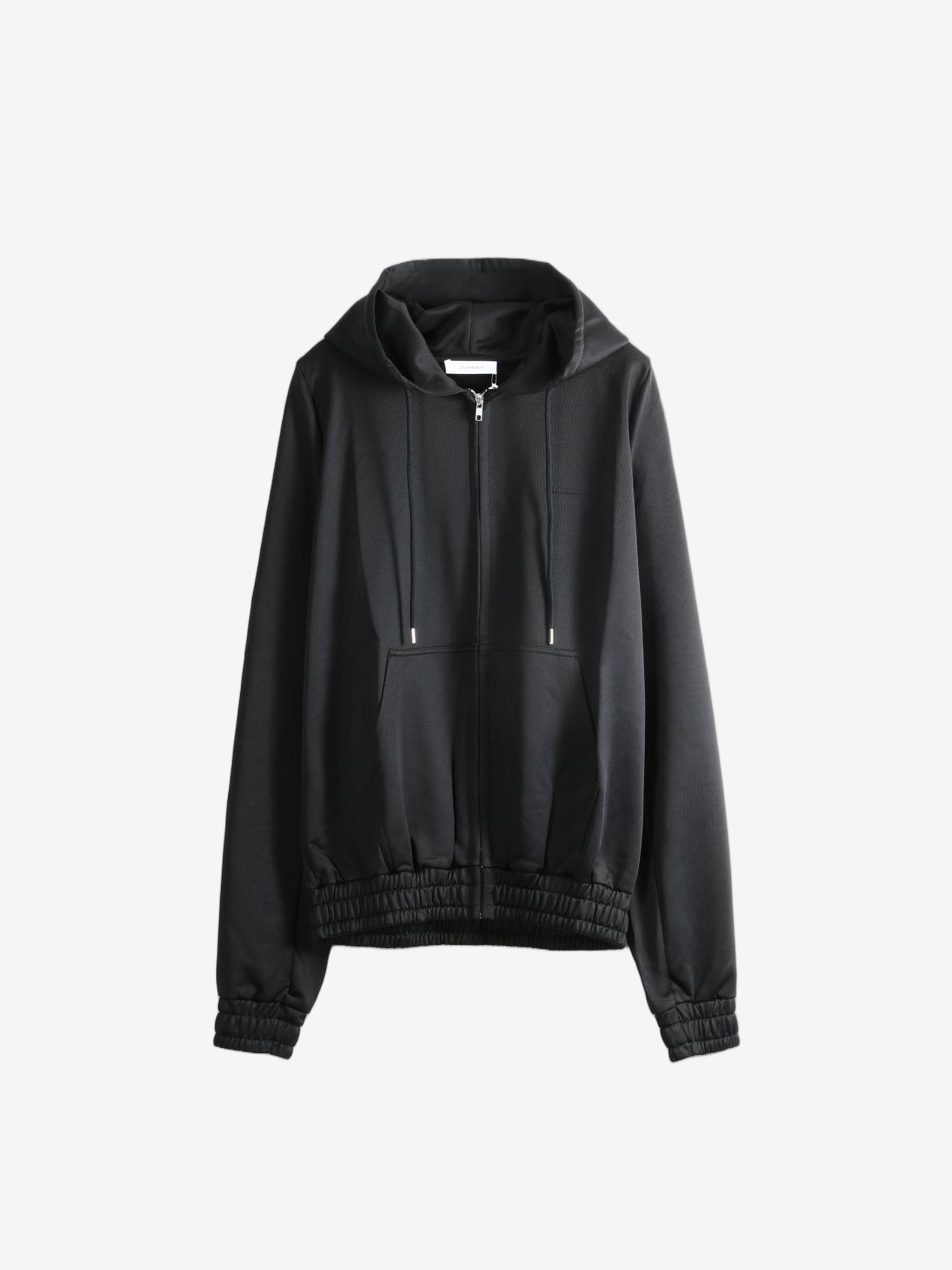 Black hoodie, front view
