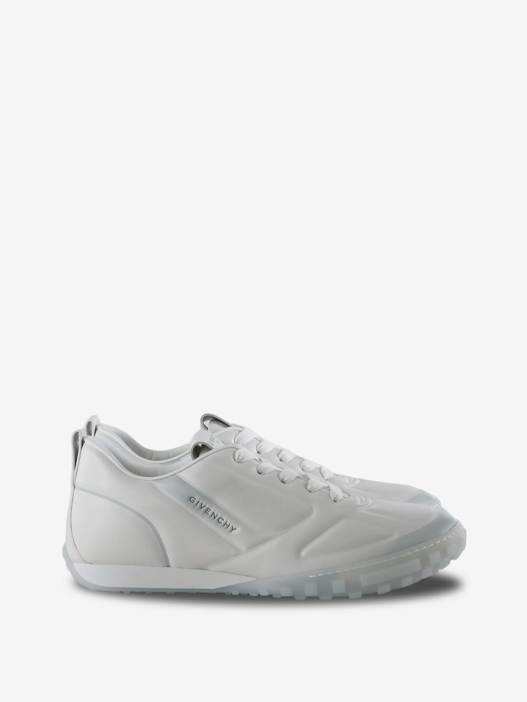 White shoes, side view