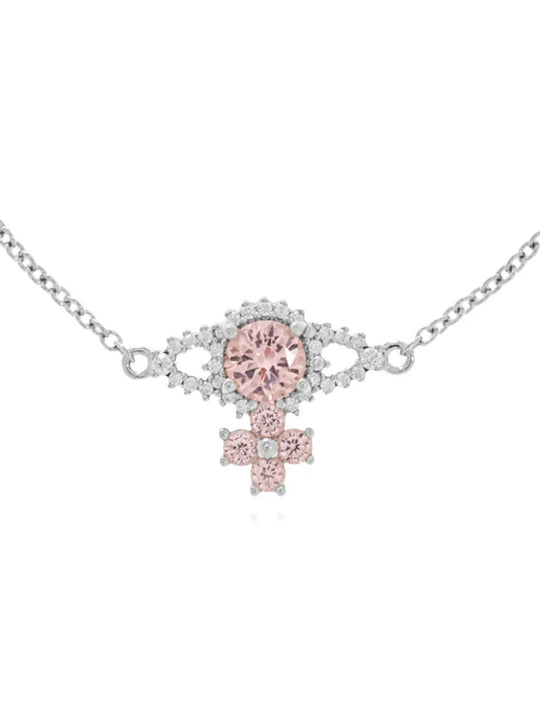 Pink jewelry, front view