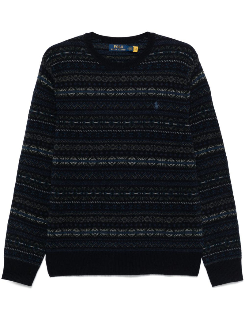 POLO RALPH LAUREN - Men Wool RWS Long Sleeve Pullover