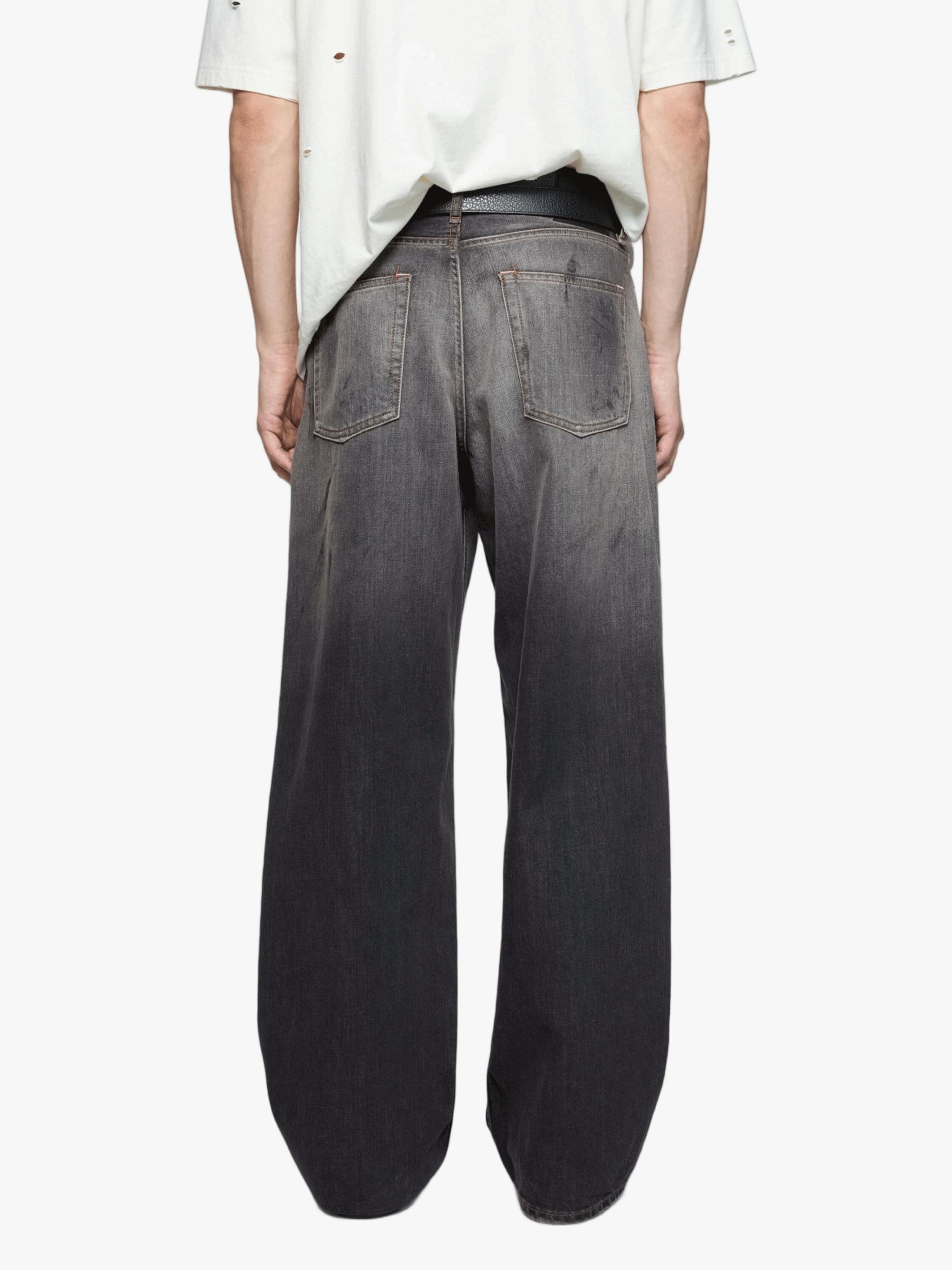 Black jeans, full body view