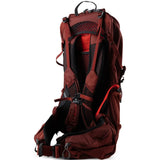 Burgundy bag, front view