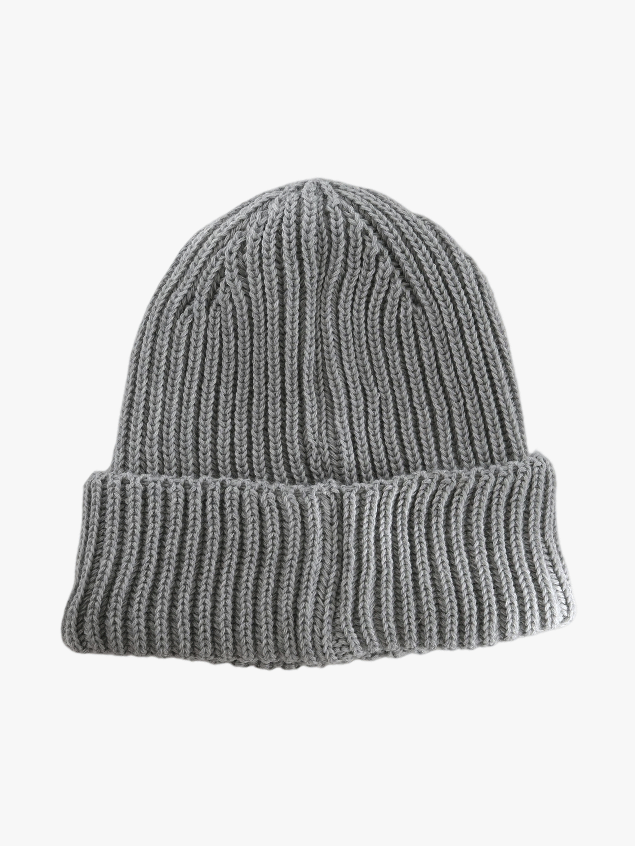 Grey hat, front view