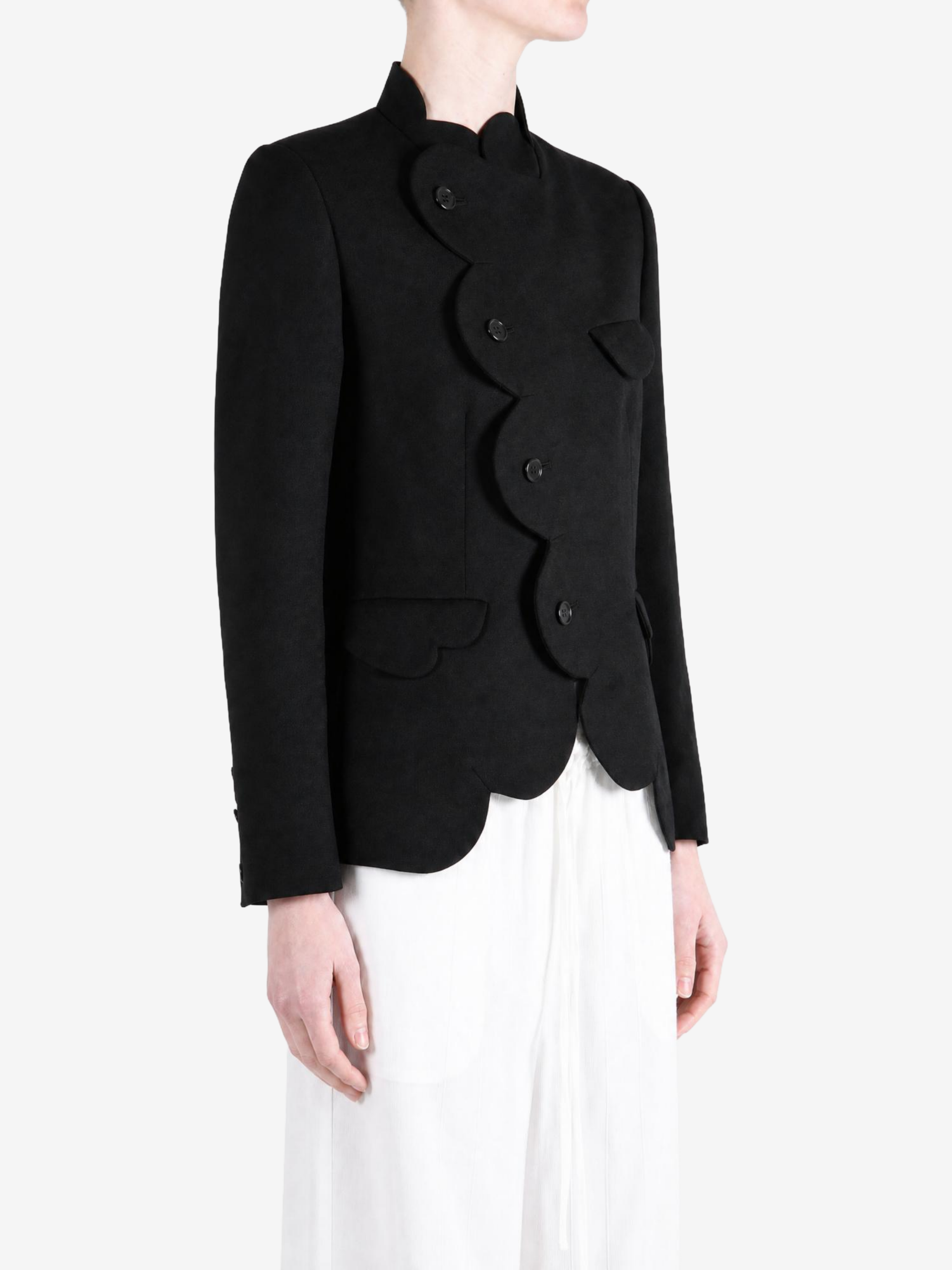 Black jacket, full body view