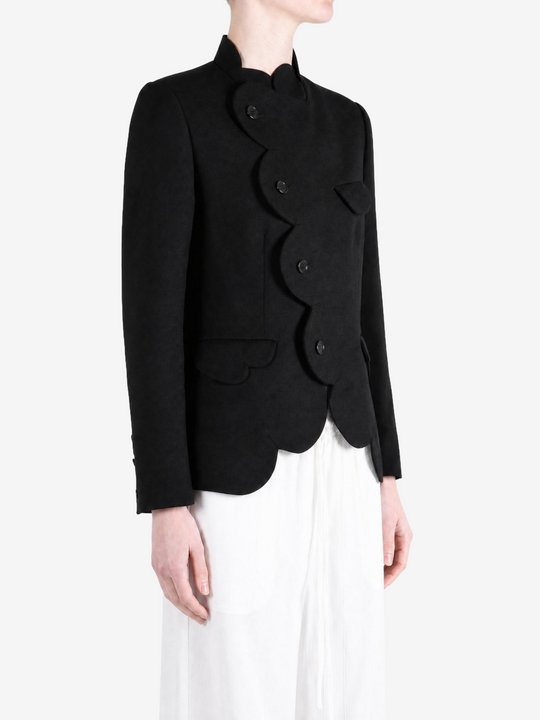 Black jacket, full body view