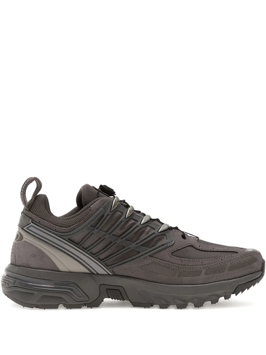 Black sneakers, front view