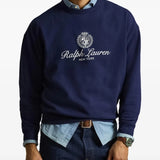 Navy shirts worn by a person, showing the shirts fit