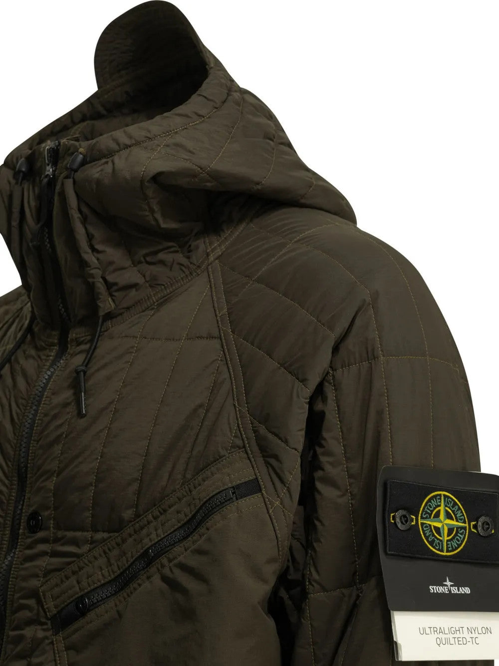 Green jacket, front view
