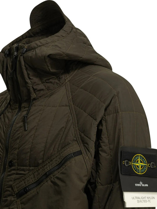 Green jacket, front view