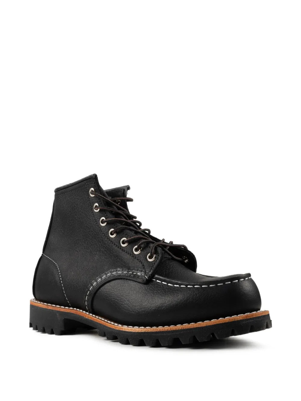 Black boots, front view