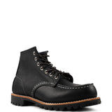 Black boots, front view