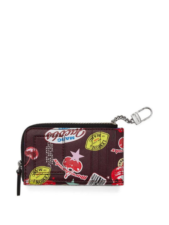 Burgundy accessories, front view