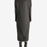 Brown coat, full body view