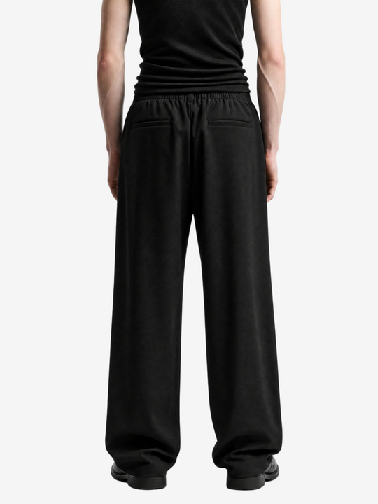 Black pants, full body view