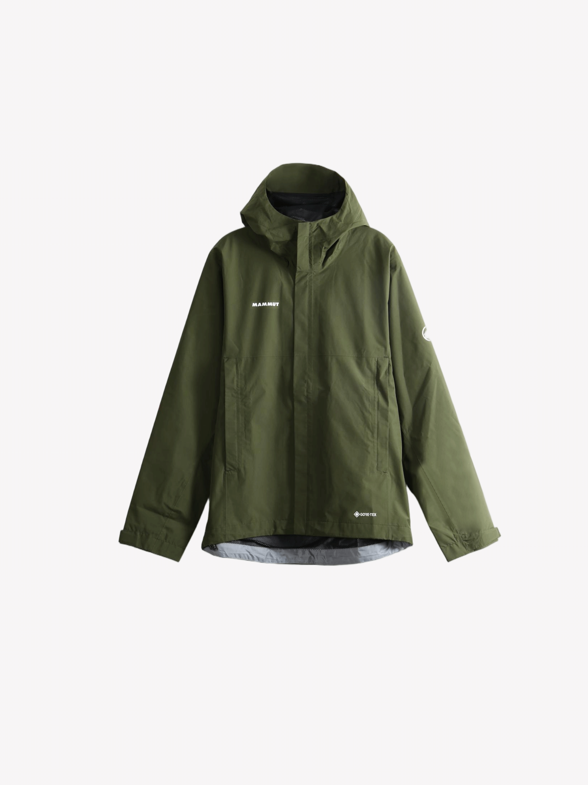 Green jacket, front view