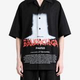 Black shirt, full body view