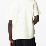 Yellow t-shirt, full body view