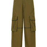 green pants, front view