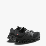 Black sneakers, back view